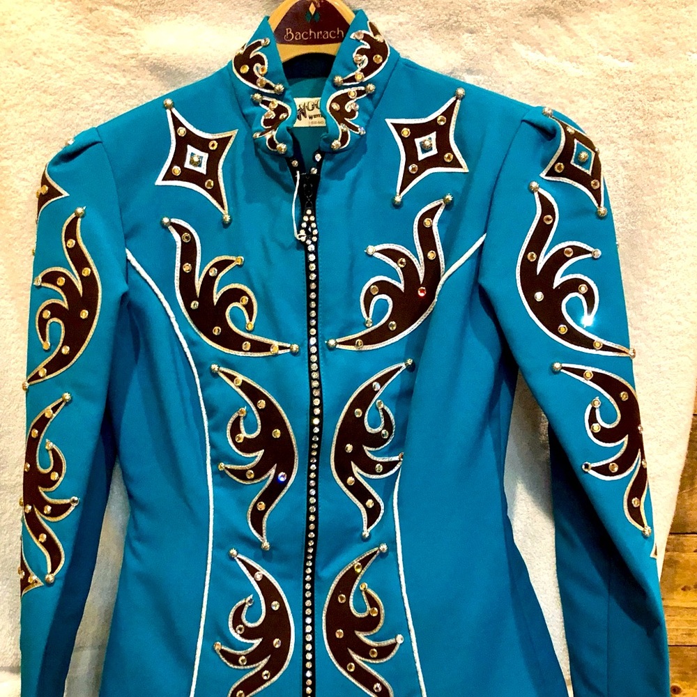 Custom Woods Western Showmanship/AllDay Outfit 2 pairs of pants: Size S